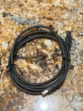 USB A to Micro-B Charging Cable in Black color